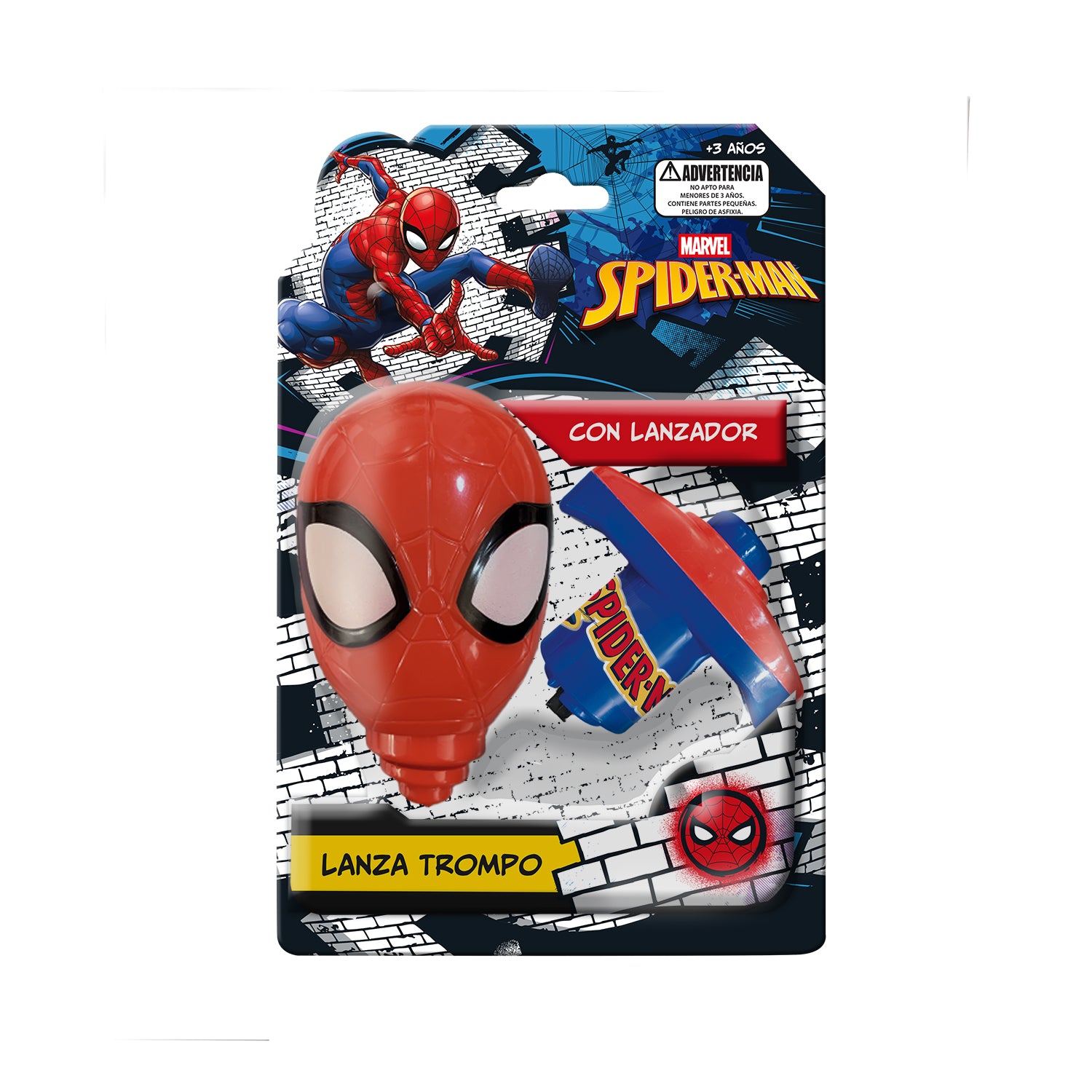 Lanza Trompo 3D Spiderman | Marvel